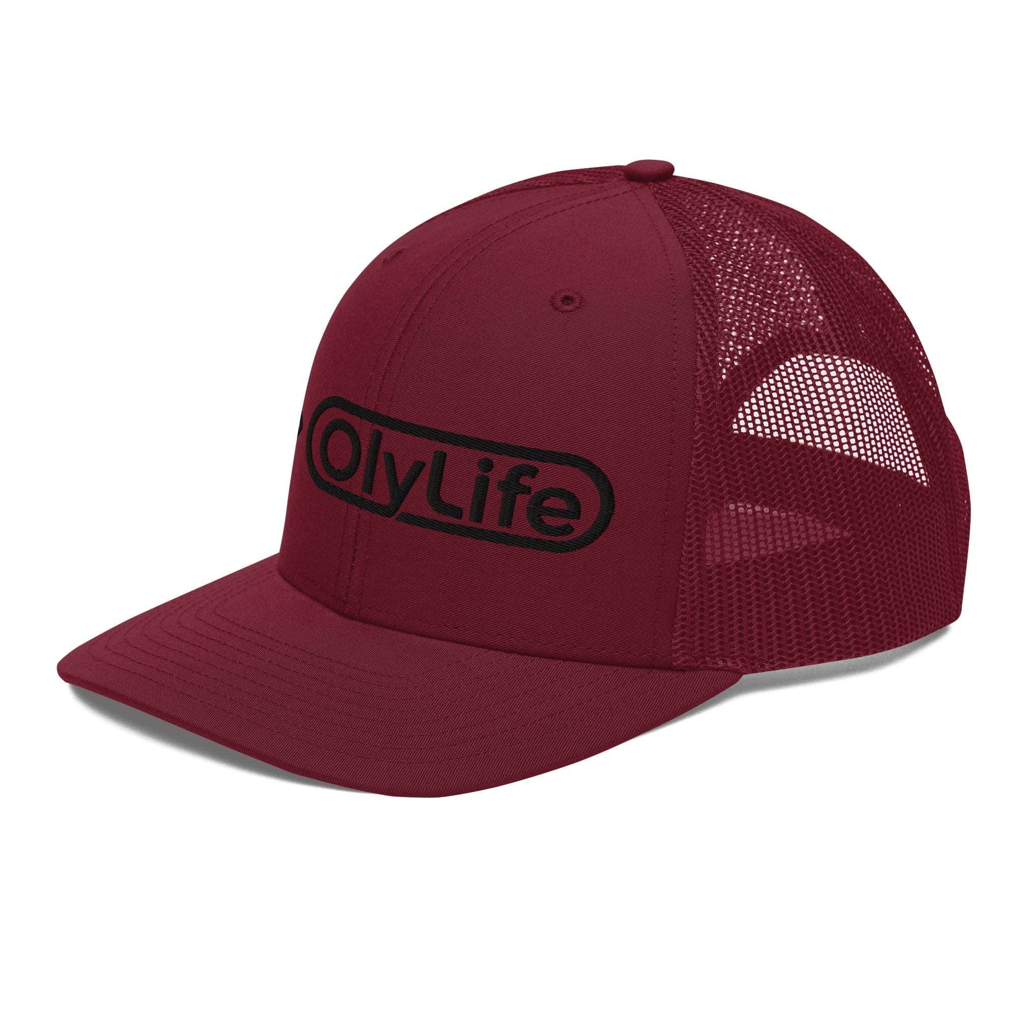 OlyLife Richardson 112 Trucker Cap (Black OlyLife Logo) - Image 5